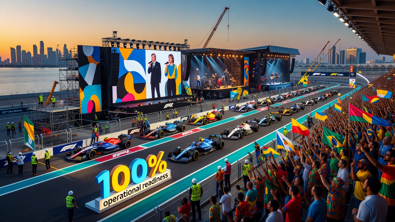 Abu Dhabi Garante Preparativos no Prazo Para o Fim da F1